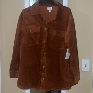 Velvet Ribbed Jacket